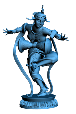 3D打印機打印大型雕塑&mdash;&mdash;敦煌壁畫（三維數(shù)據(jù)）